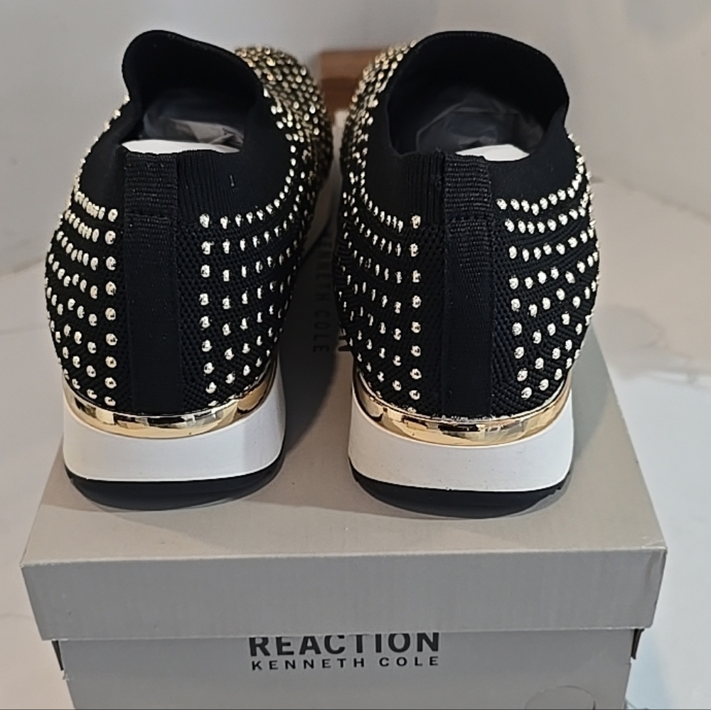 Kenneth Cole REACTION Cameron Embellished Jewel Platform Women's Size 11 NWB - Picture 8 of 11